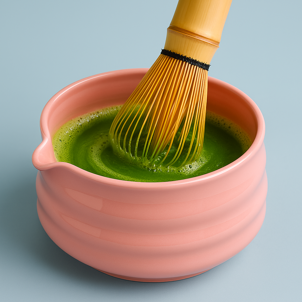Chawan miska na přípravu matcha (růžová)