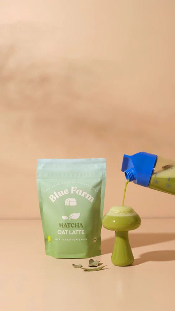 Blue Farm | Ovesné matcha latte BIO 300g