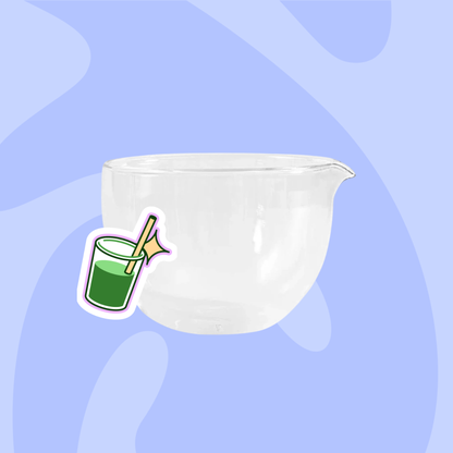 Chawan miska na přípravu matcha (skleněná)