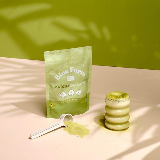 Blue Farm | Ovesné matcha latte BIO 300g
