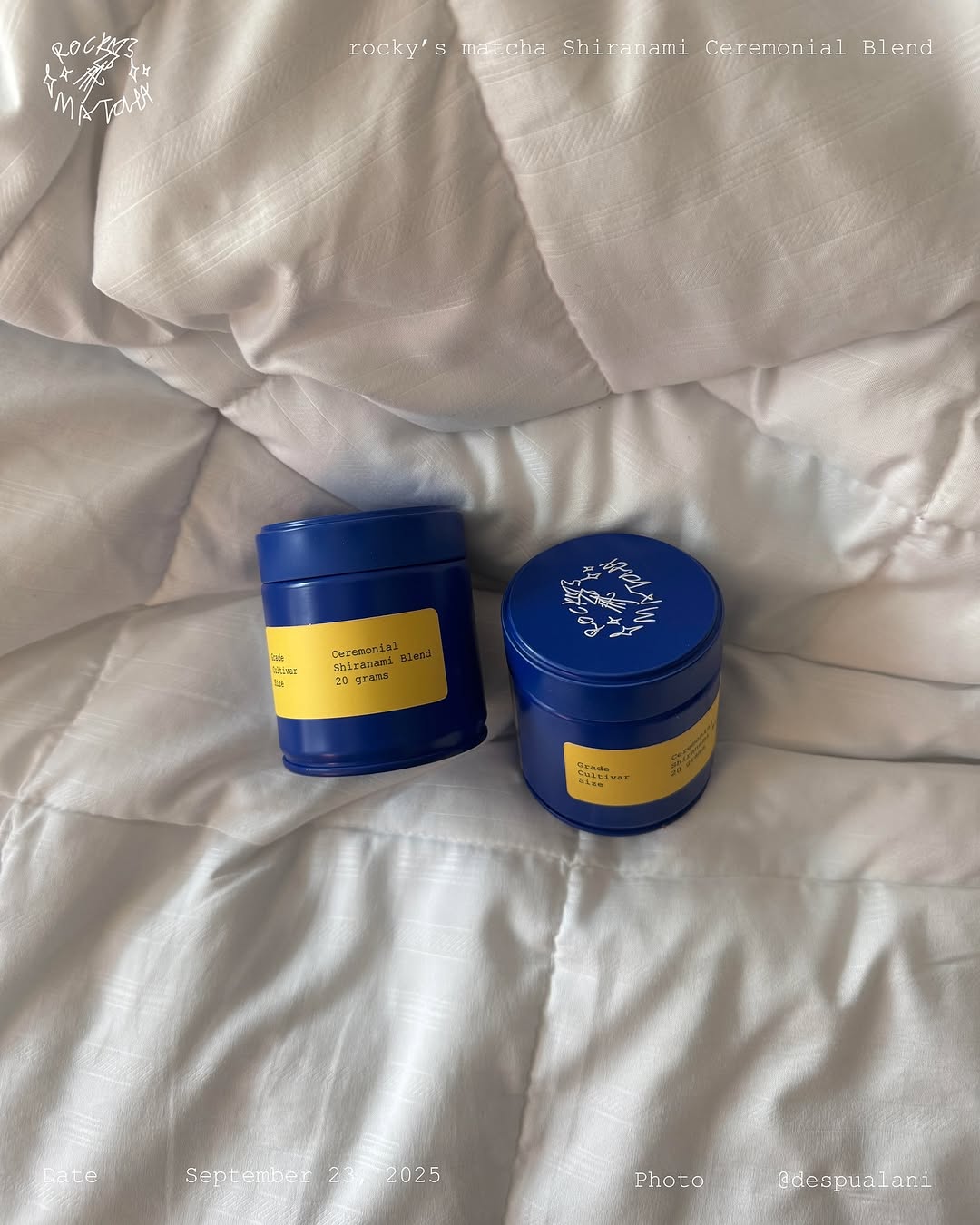 Rocky's matcha | Shiranami Ceremonial Blend Matcha 20g