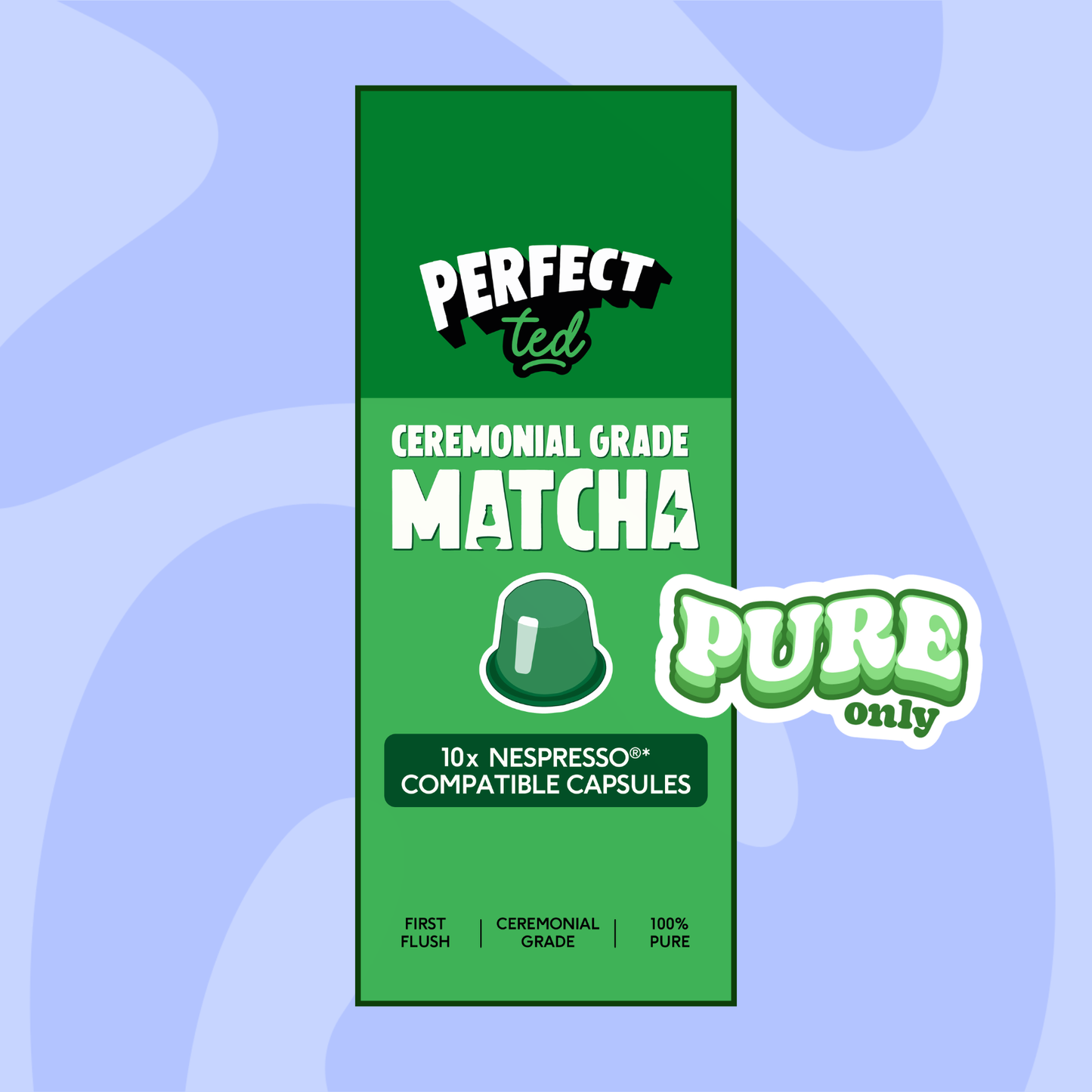 PerfectTed | Matcha Pods 10 ks