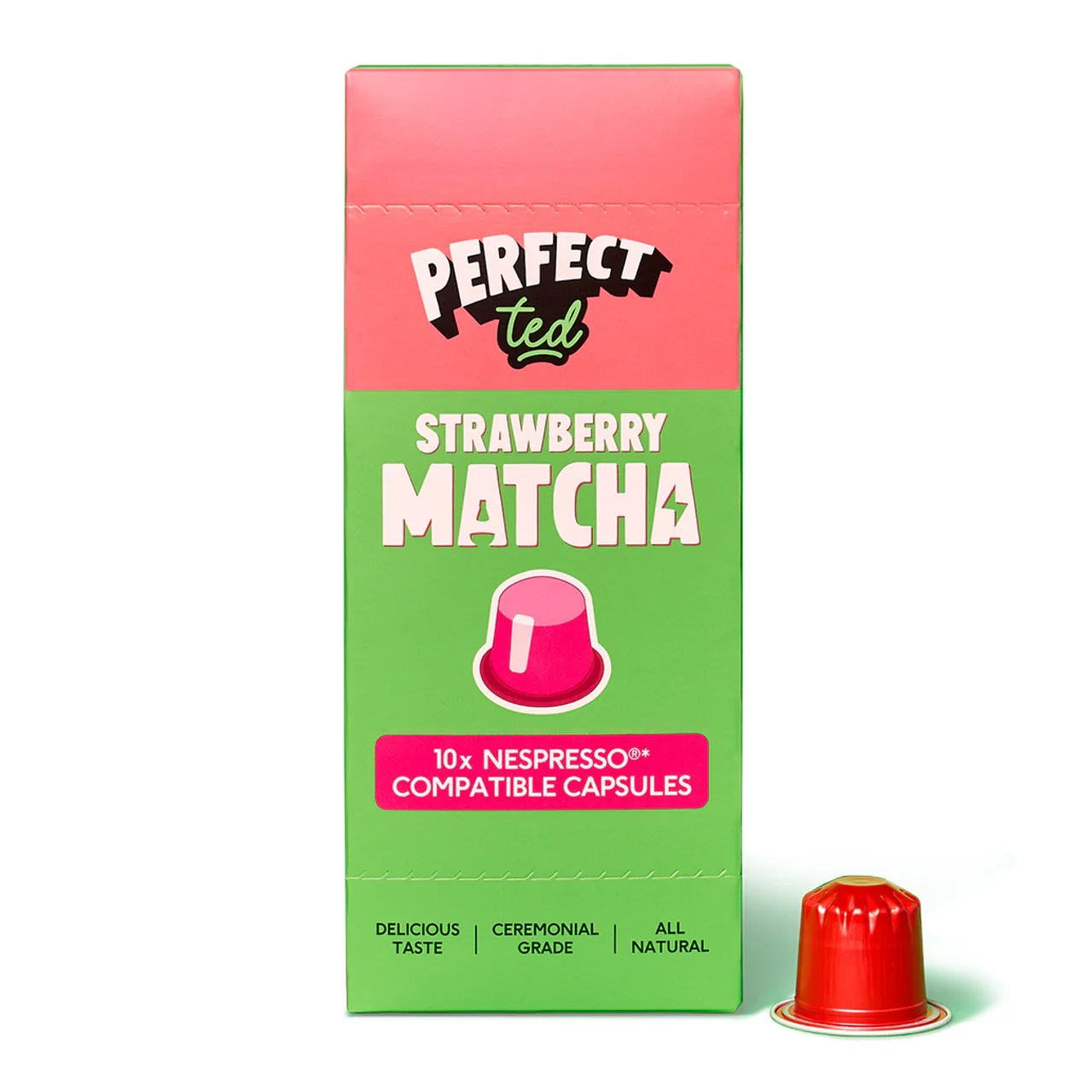 PerfectTed | Matcha Pods jahoda 10 ks