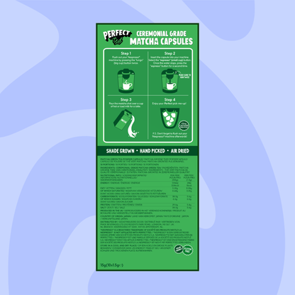 PerfectTed | Matcha Pods 10 ks