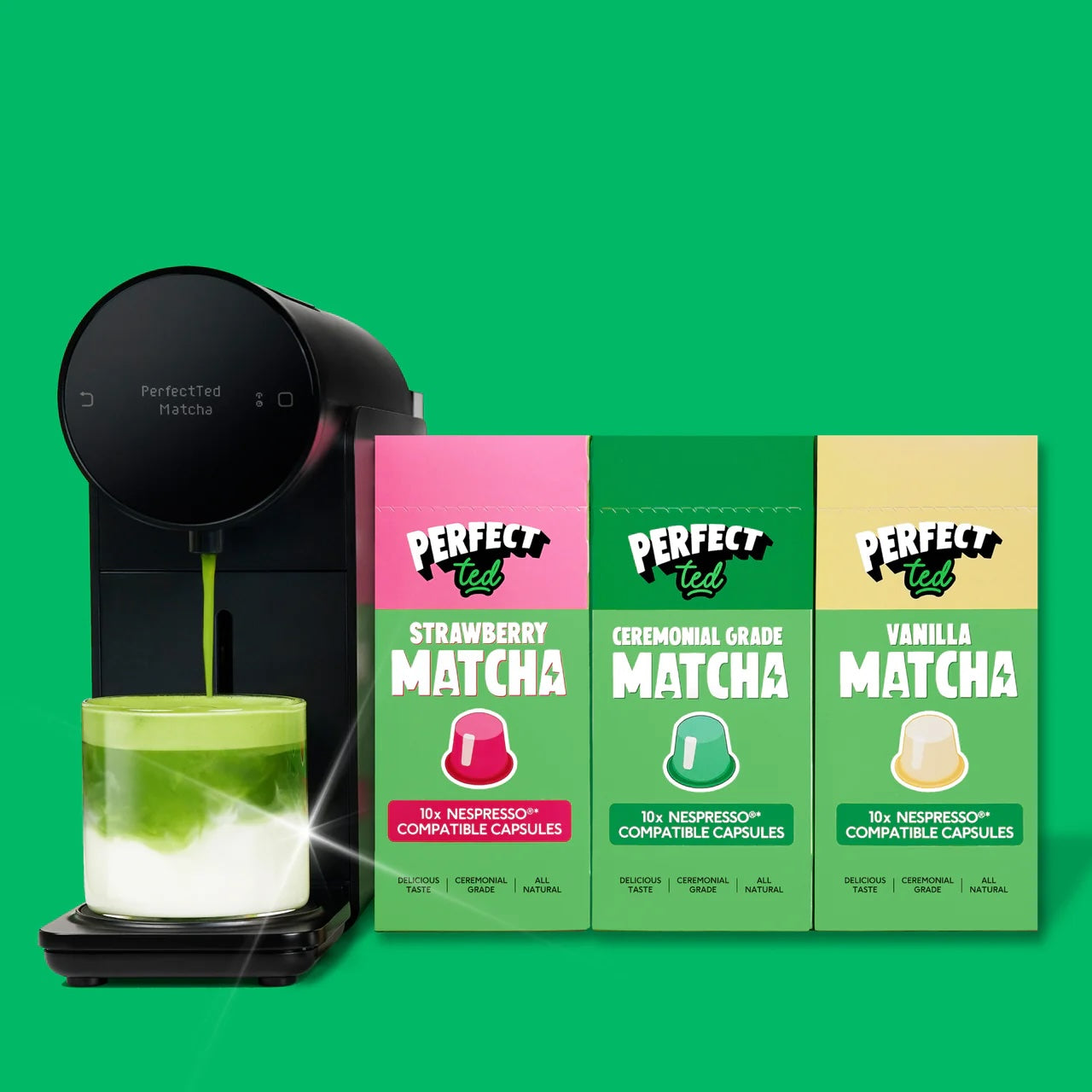 PerfectTed | Matcha Pods 10 ks