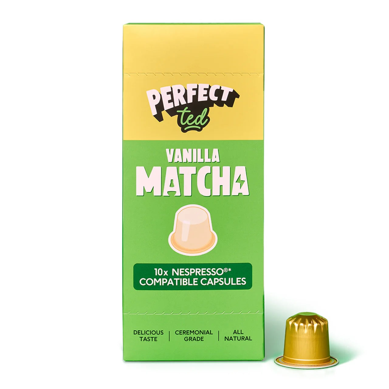 PerfectTed | Matcha Pods vanilka 10 ks